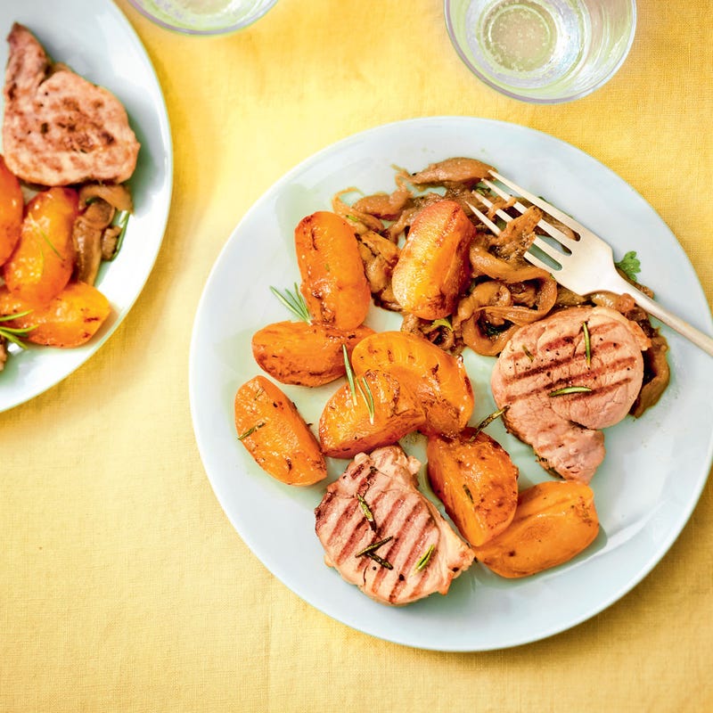 Photo de/du Filet mignon à la plancha aux abricots par WW