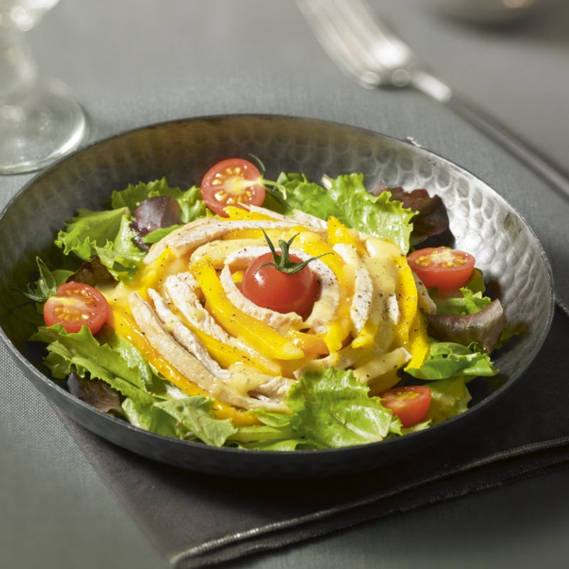 Nid de poulet-mangue