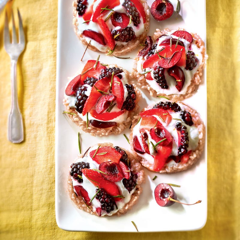 Photo de/du Tartelettes de riz aux fruits rouges par WW