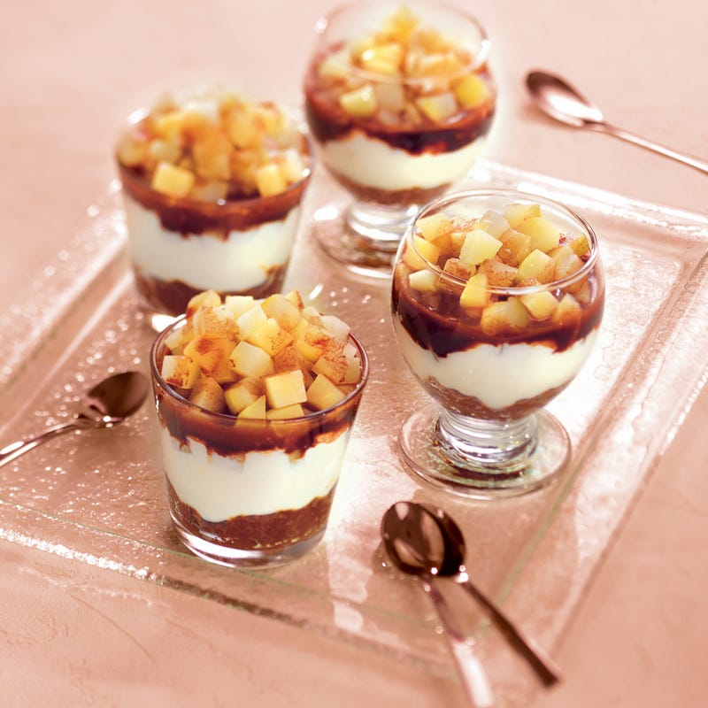 Photo de/du Verrines de poire, spéculoos et chocolat par WW