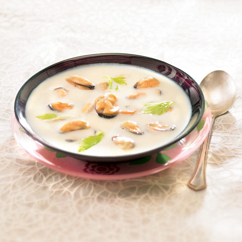 Photo de/du Moules en velouté de panais par WW