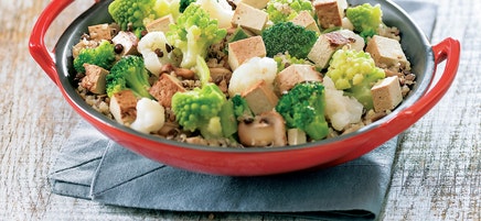 Légumes mijotés au tofu