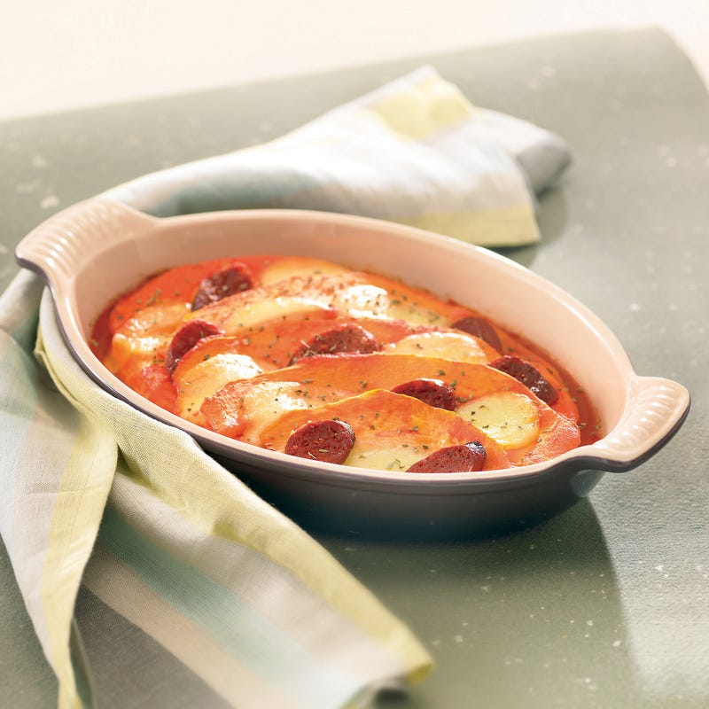 Photo de/du Gratin de potiron au chorizo par WW