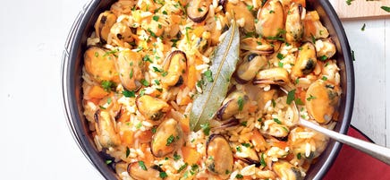 Riz aux moules à l'espagnole