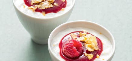 Crousti-fondant aux framboises