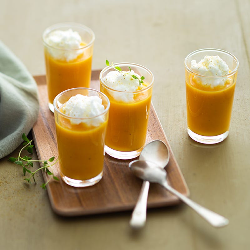 Photo de/du Potiron en capuccino de chèvre par WW