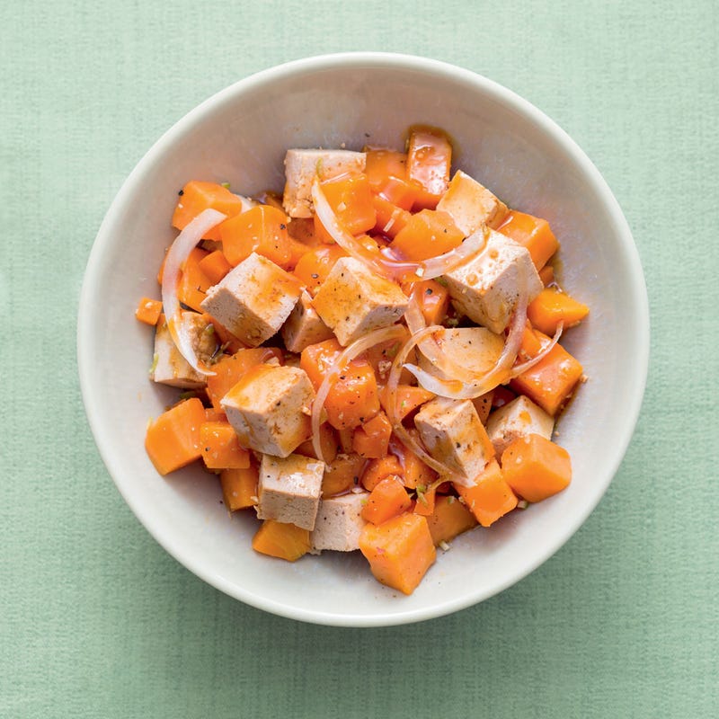 Photo de/du Salade de patates douces au tofu par WW