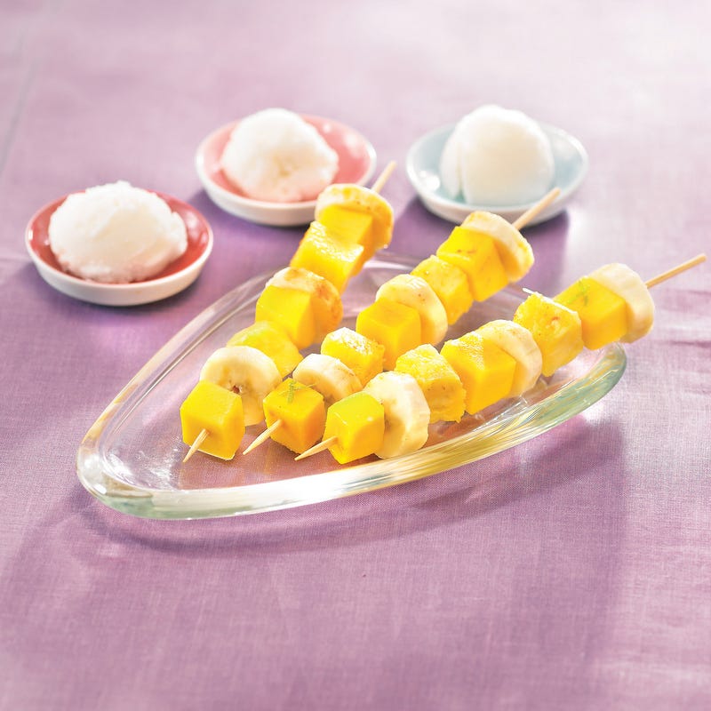 Photo de/du Brochette de fruits exotiques par WW