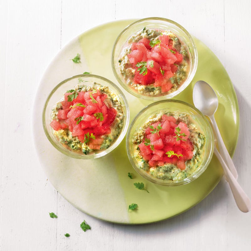 Photo de/du Fraîcheur de pastèque et crème de rougets par WW