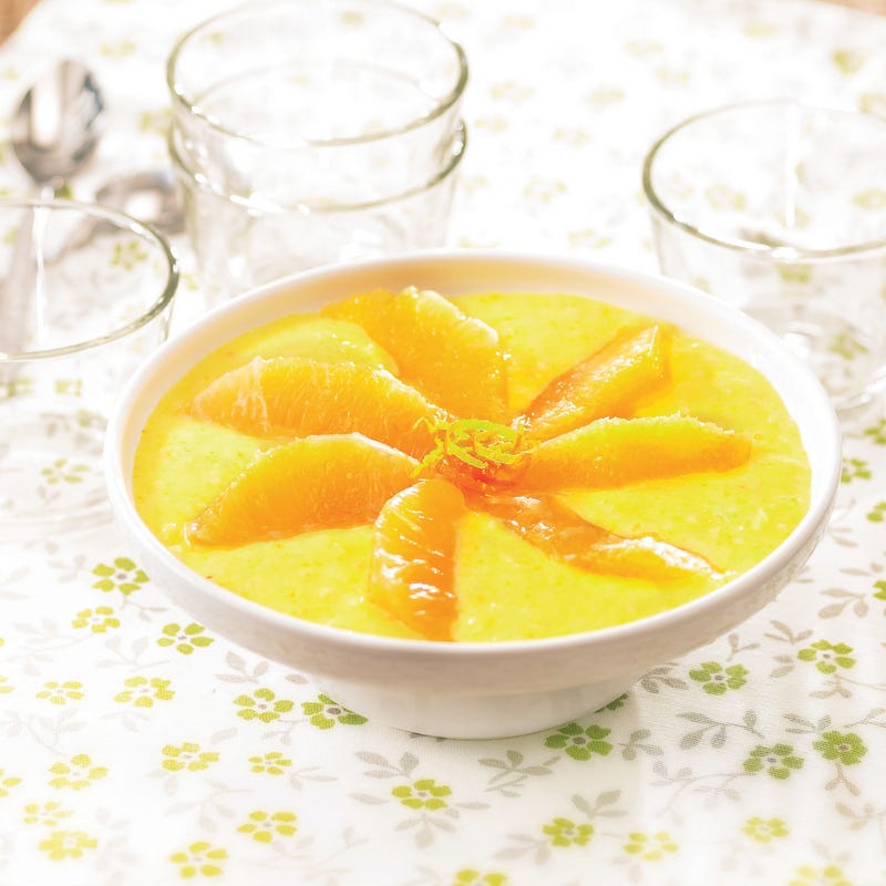 Photo de/du Crème safranée au riz et à l'orange par WW