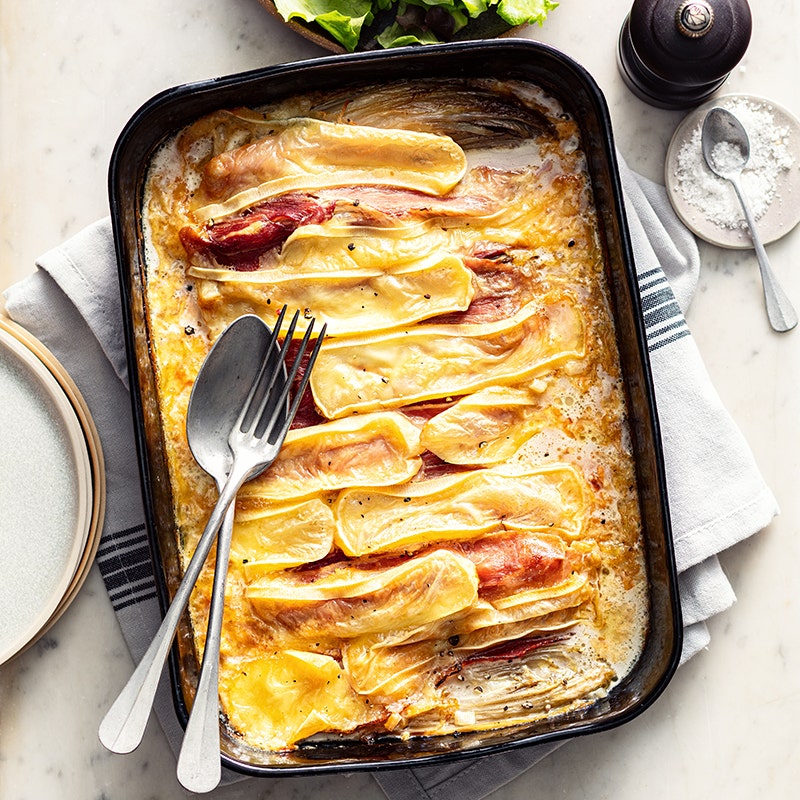 Endives en tartiflette