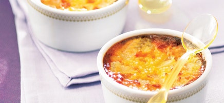 Flan perlé aux poires