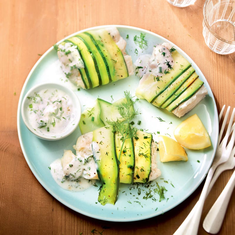 Photo de/du Poisson en robe de courgette par WW