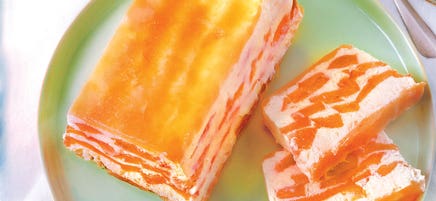 Marbré glacé à l'abricot