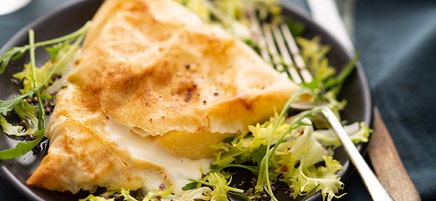 Bricks de camembert aux pommes