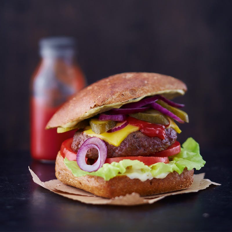Foto van Cheeseburger door WW