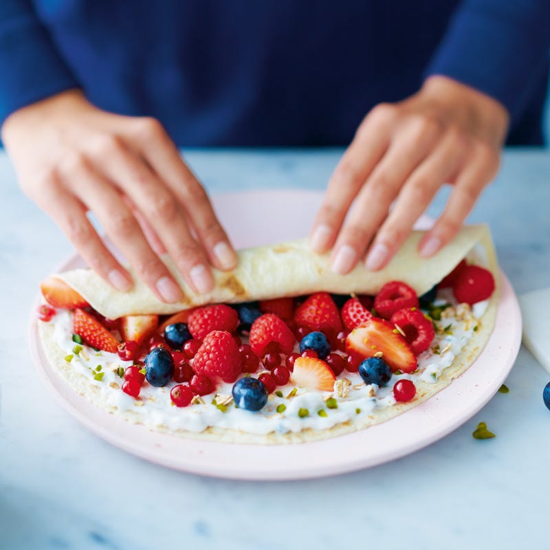 Foto van Snelle pannenkoek met bosvruchten door WW