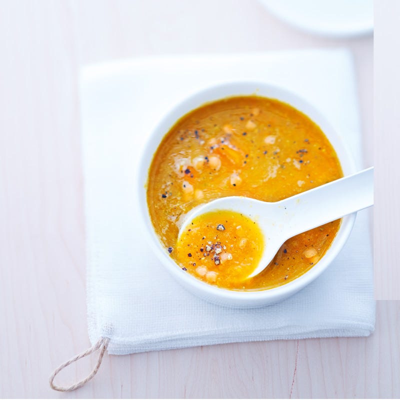 Foto van Wortelsoep met linzen door WW