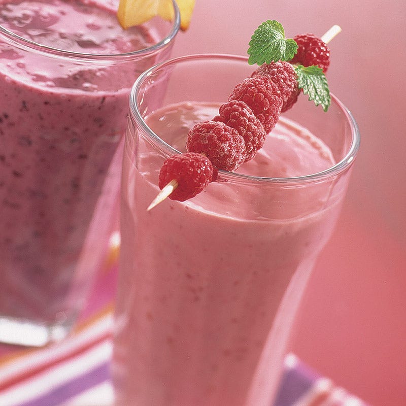 Foto av Hallonsmoothie med honung från WW ViktVäktarna