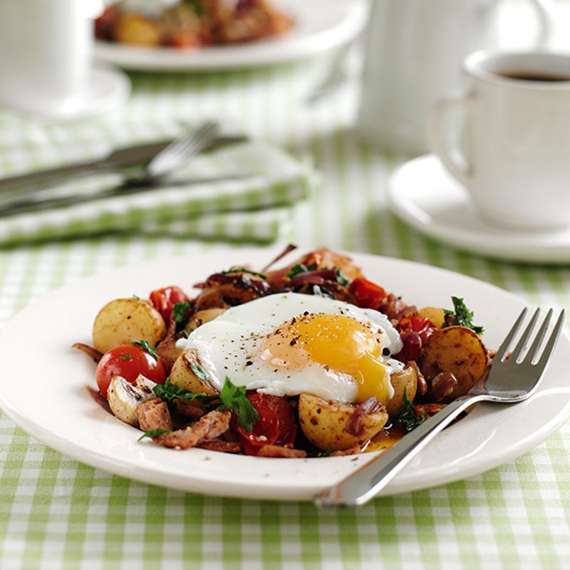 Photo of Breakfast hash with poached eggs by WW