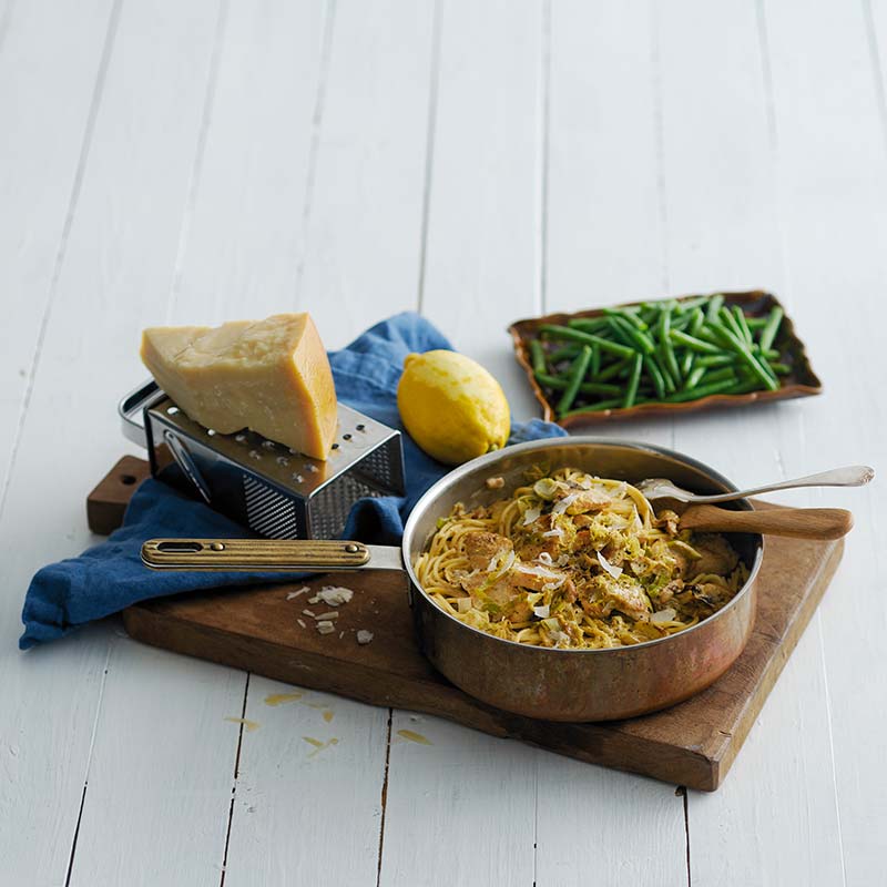 Citronkyckling med parmesanspaghetti - ViktVäktarna