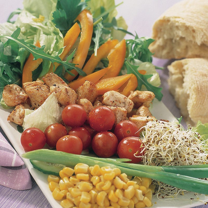 Foto av Kyckling med grönsaker och vinägrett från WW ViktVäktarna