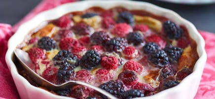Clafoutis med bär