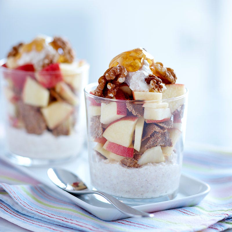 Foto av Cottage cheese med äpple och fullkornsflingor från WW ViktVäktarna