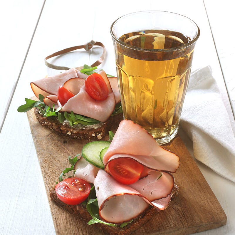 Foto av Rågbröd med ruccola och rökt skinka från WW ViktVäktarna