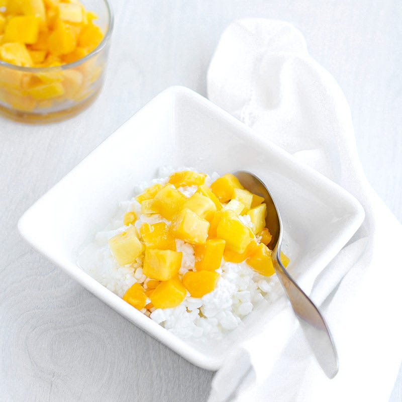 Foto av Cottage cheese och mango från WW ViktVäktarna