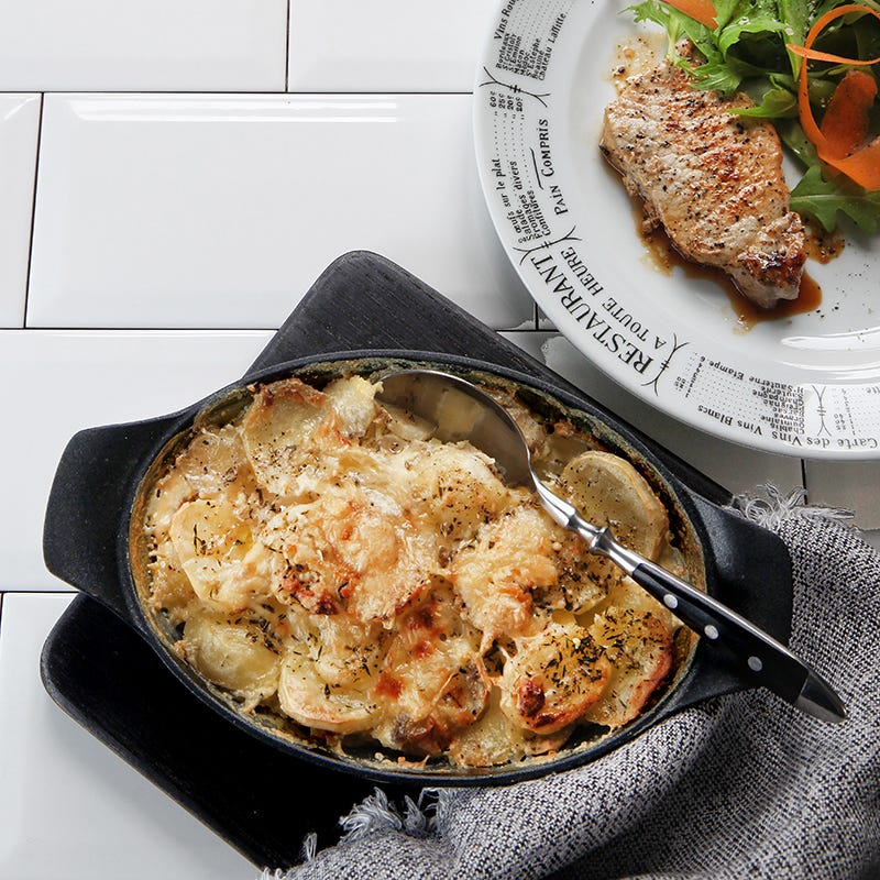 ViktVäktarna - Kotlett med potatis- och jordärtskocksgratäng
