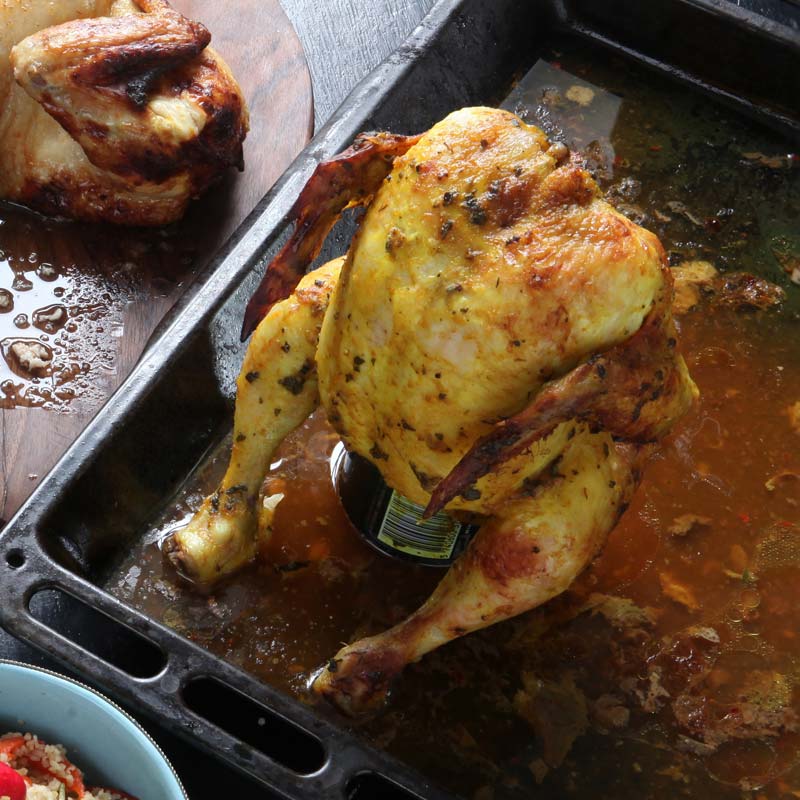 ViktVäktarna - Beer can chicken, örtig och mild