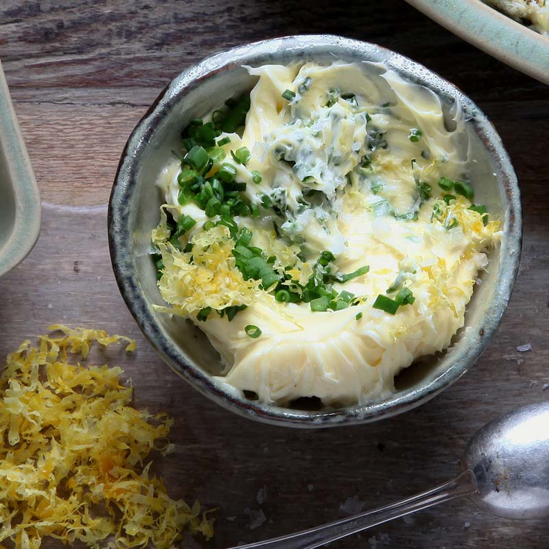 ViktVäktarna - Vispat aromsmör med gräslök och citron