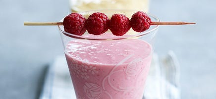 Hallonsmoothie med kardemumma
