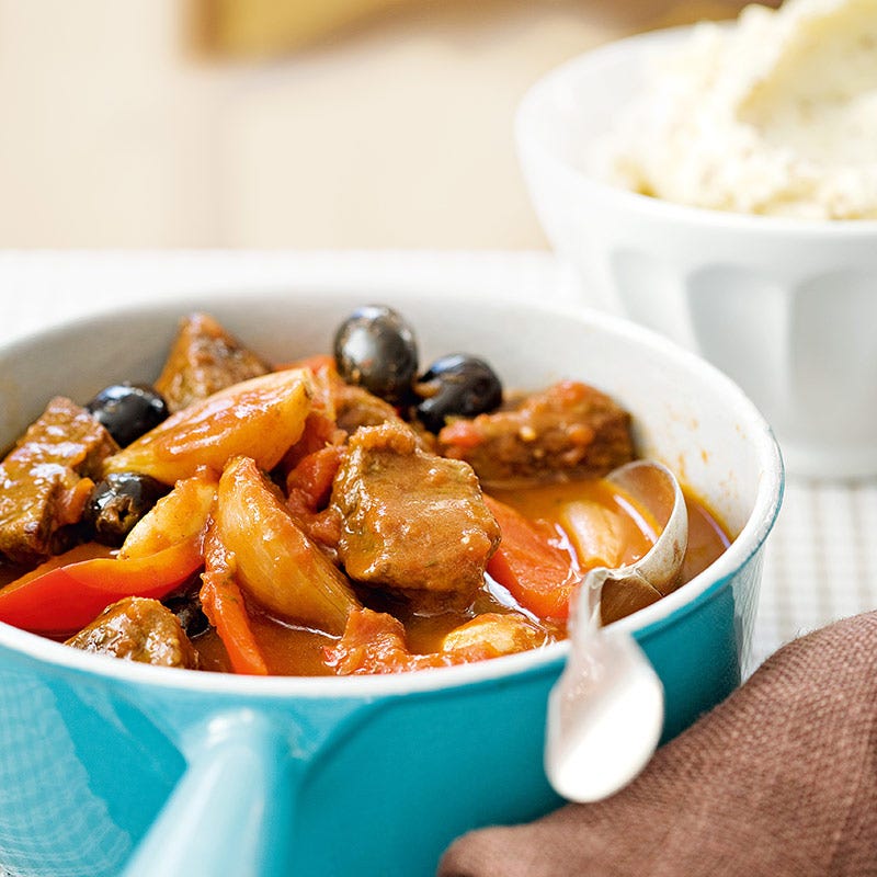 Foto av Köttgryta Provencale med senapsmos från WW ViktVäktarna