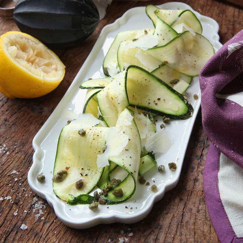 ViktVäktarna - Zucchini med parmesan och kapris