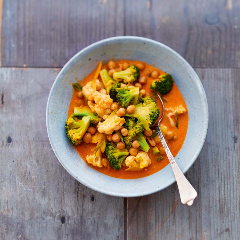ViktVäktarna - Kryddig kikärtscurry med blomkål