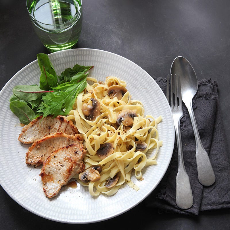 Foto av Kotlett med svamptagliatelle från WW ViktVäktarna