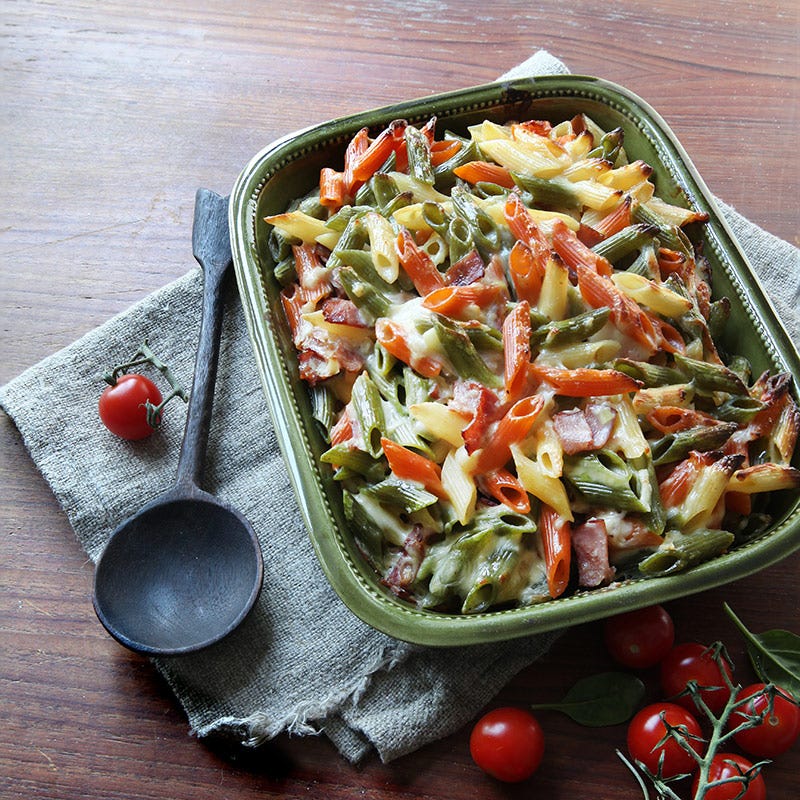 Foto av Pastagratäng med kalkonbacon från WW ViktVäktarna