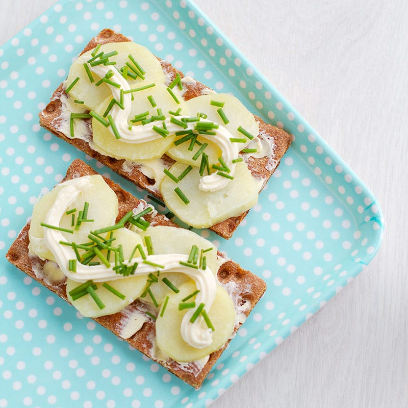 Foto av Knäckemacka med potatis och majonnäs från WW ViktVäktarna