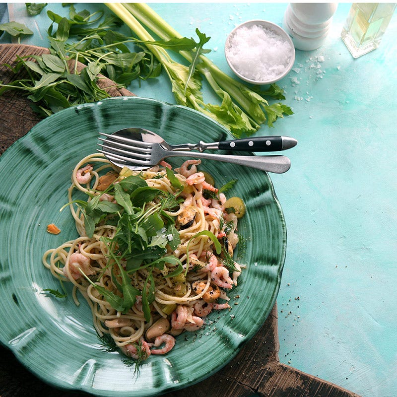 Foto av Spaghetti med räkor och musslor från WW ViktVäktarna
