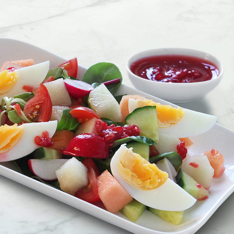 Foto av Sallad med hallondressing från WW ViktVäktarna