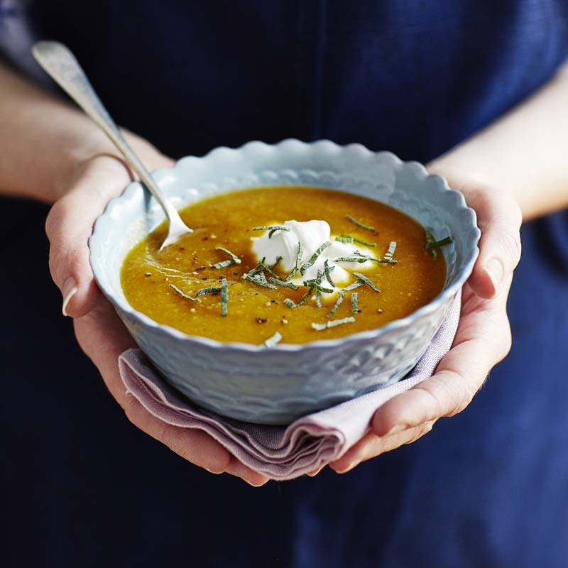 ViktVäktarna - Palsternackssoppa med butternutpumpa och äpple