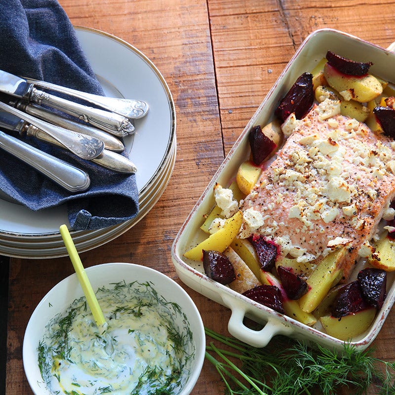 Foto av Salladsosttoppad lax i ugn från WW ViktVäktarna