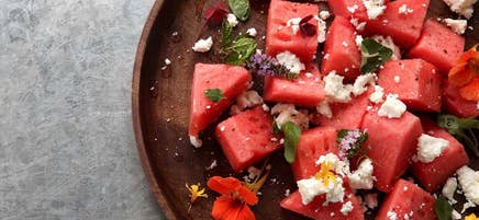 Melonsallad med feta