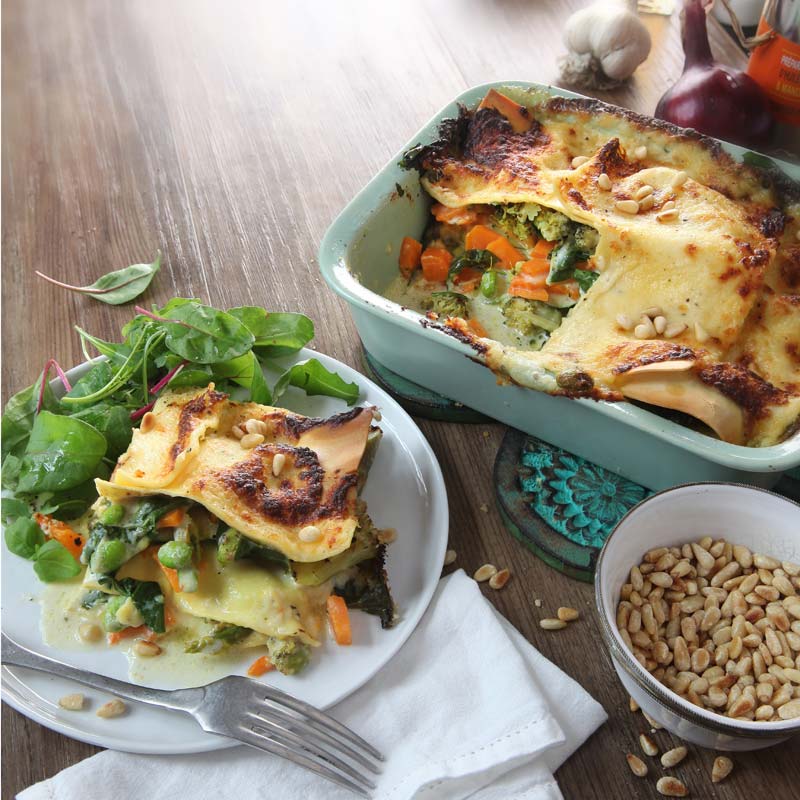 Foto av Grön lasagne från WW ViktVäktarna