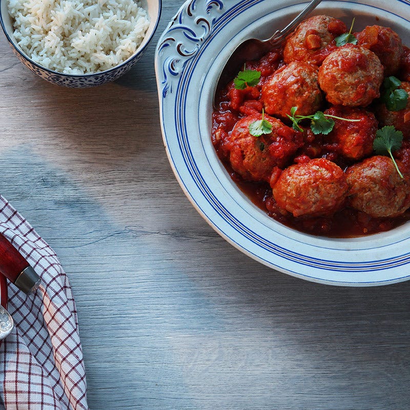 Foto av Kalkonbullar i tomat- och currysås från WW ViktVäktarna