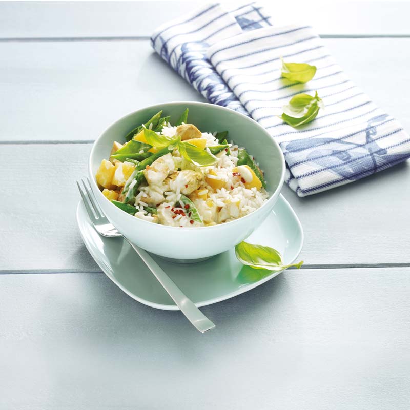 ViktVäktarna - Kalkon- och ananascurry med ris