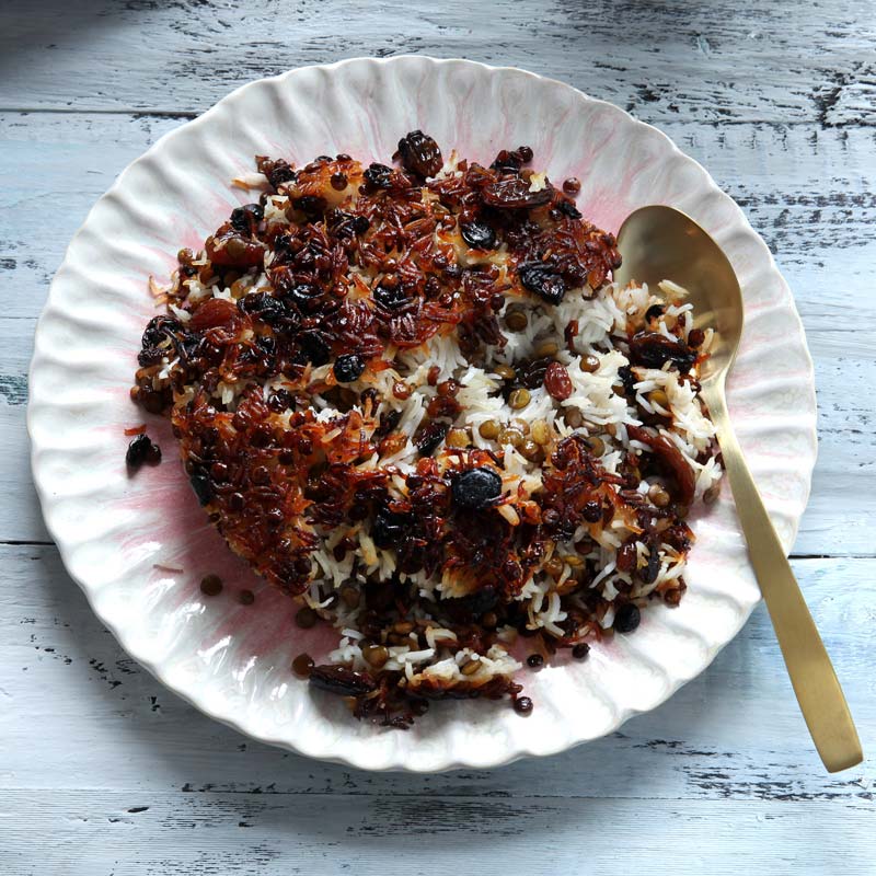 ViktVäktarna - Persiskt ris med linser och russin