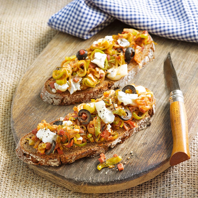 ViktVäktarna - Gratinerad bacon- och chèvresmörgås